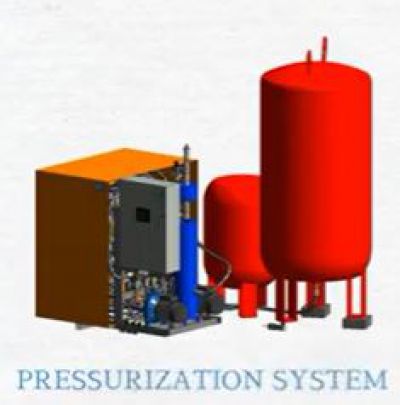 Water pressure maintaining in the TAB’s pressurization system